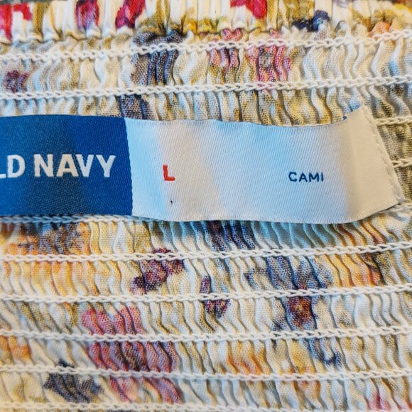 Old Navy Floral Tie-Shoulder Fit & Flare Cami Mini Dress - Picture 2 of 6